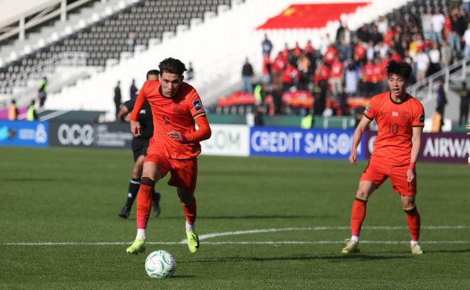 U23男足亚洲杯： 中国队1:0战胜澳大利亚队