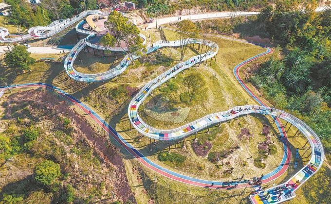 永春县万安公园主体工程全面完工