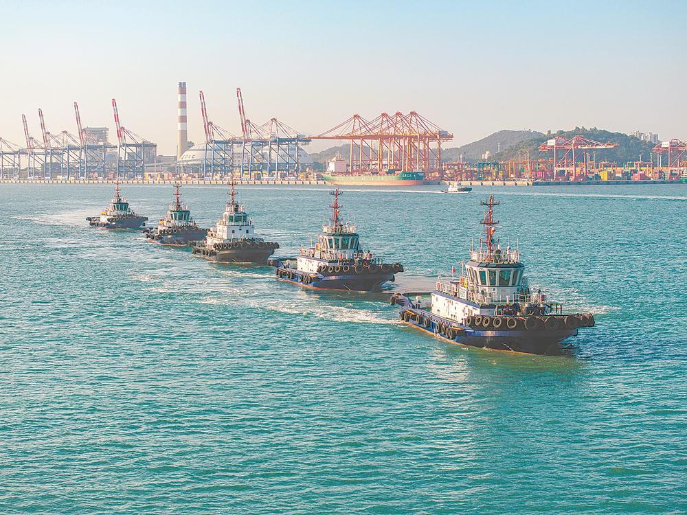 国内最大规模新能源拖轮船队在厦投用