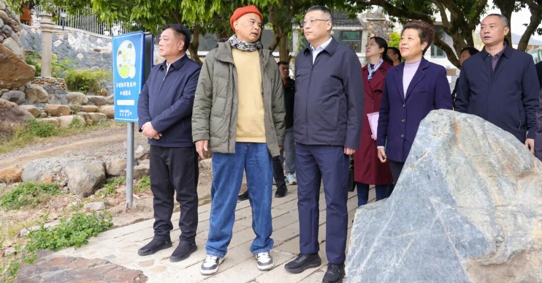吴毓舟带队到金谷镇调研金谷溪岸文艺村建设情况