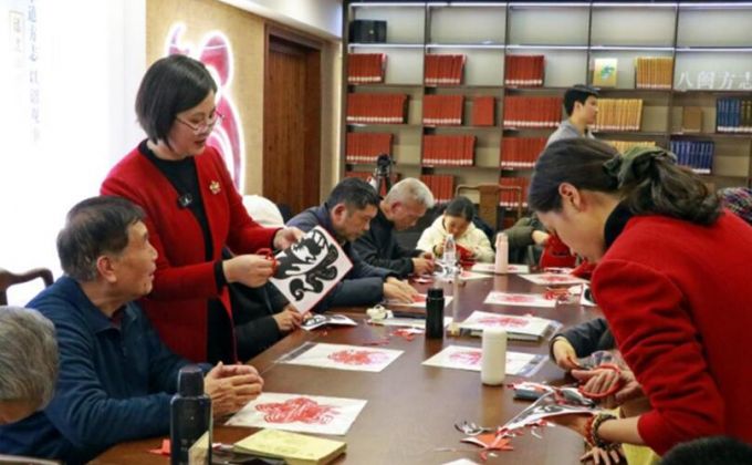 浦城剪纸技艺惊艳亮相“八闽书房”
