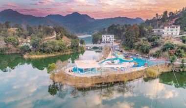 德化縣龍門(mén)湖體育公園：運(yùn)動(dòng)身影與湖光山色相映成趣