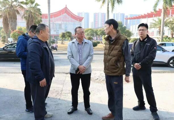 漳州高新区领导带队调研重点项目