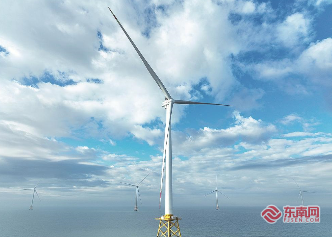 全球首台20兆瓦海上风电机组在福建并网发电