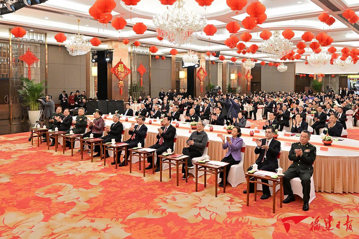 福建省春节团拜会举行 周祖翼向全省广大干部群众致以新春祝福