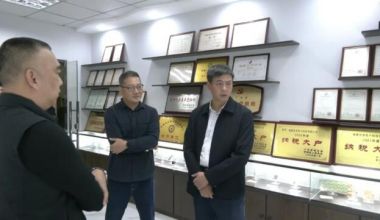 芗城区区长带队调研企业复工复产情况