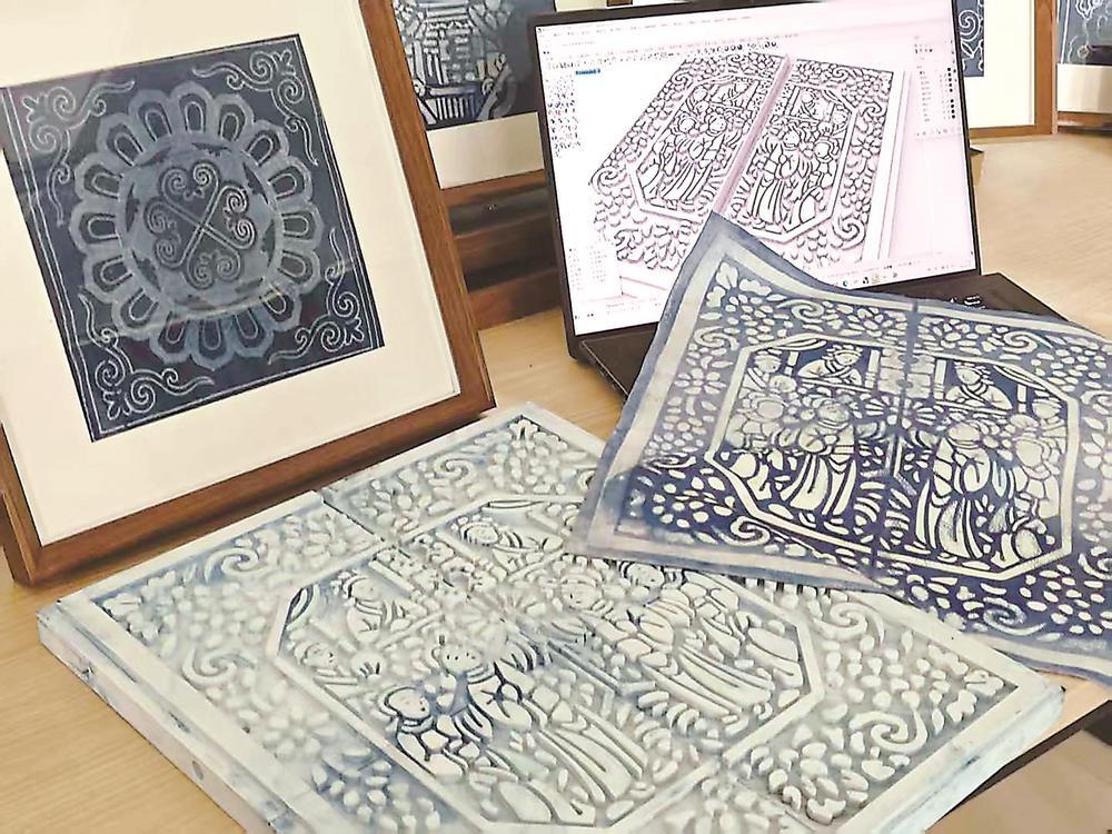 失传的蓝，这样被“计算”回来