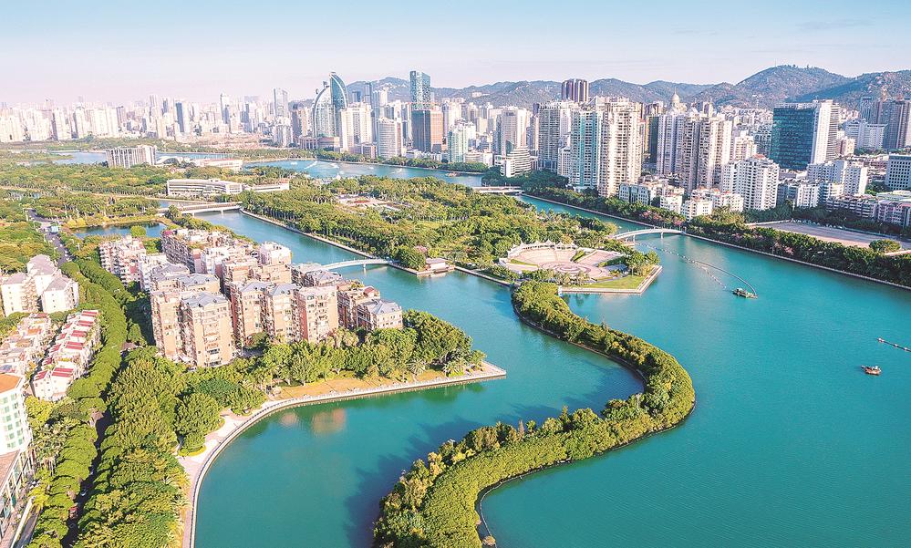 厦门筼筜湖是“十四五”美丽河湖建设最生动的注脚。记者 施辰静 摄