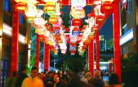 晋江五店市花灯夺目耀元宵