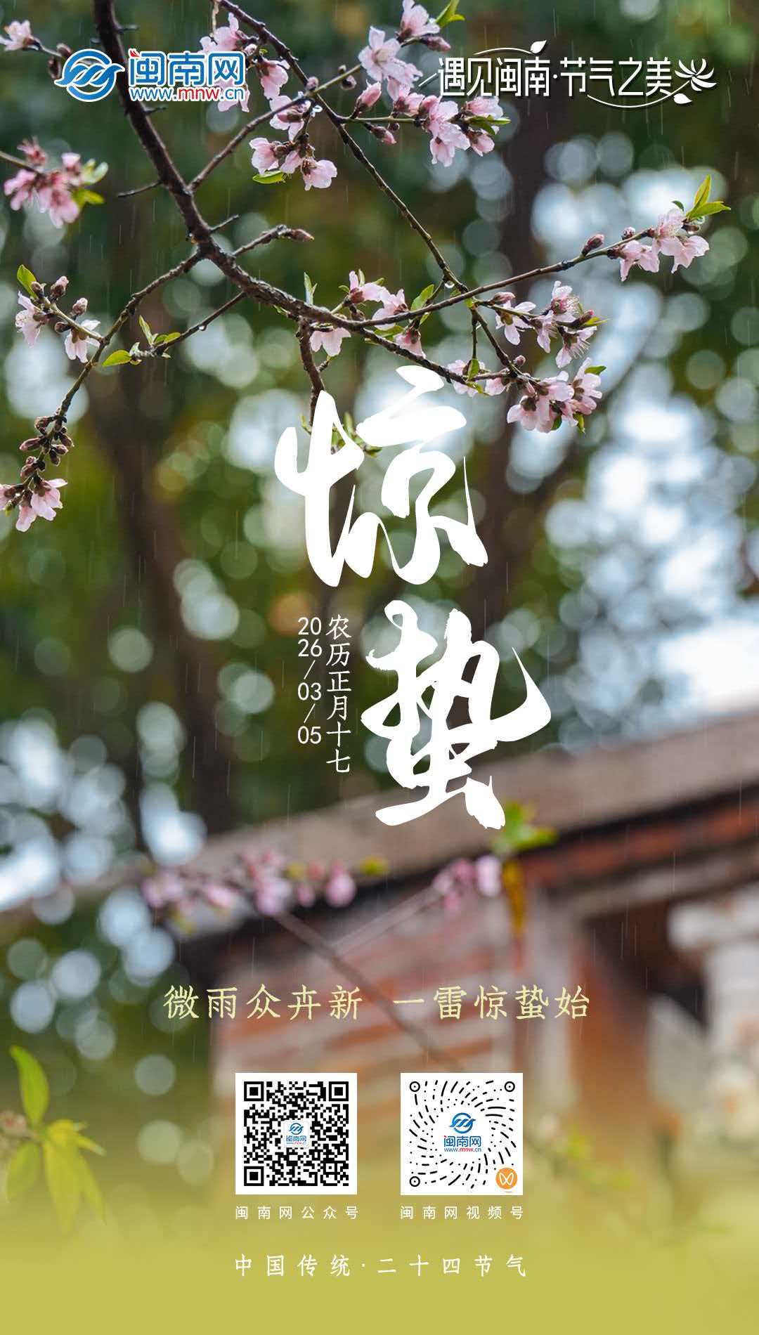 二十四节气︱惊蛰：微雨众卉新 一雷惊蛰始