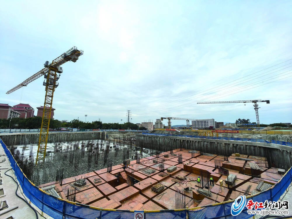 晋江葫芦山文教园项目施工有序推进