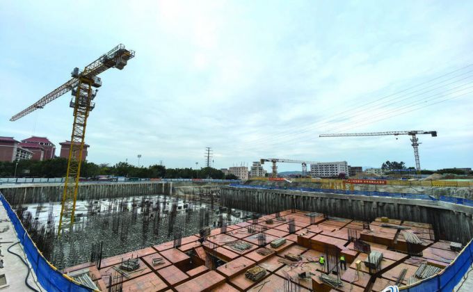 晋江葫芦山文教园项目施工有序推进