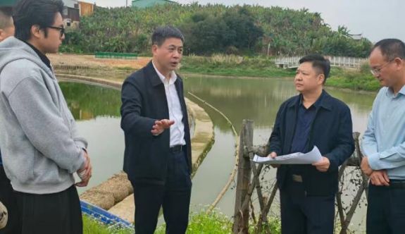 薌城區(qū)領(lǐng)導(dǎo)調(diào)研九龍江西溪上坂斷面水質(zhì)提升工作