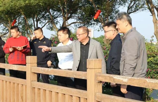 漳州高新区领导调研污水收集工作