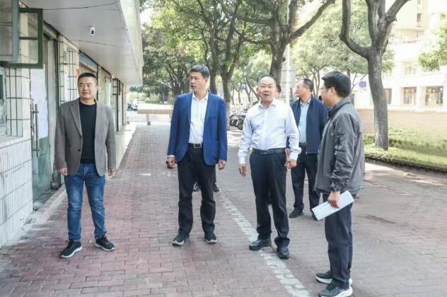 芗城区领导带队调研联盟巷片区征迁工作