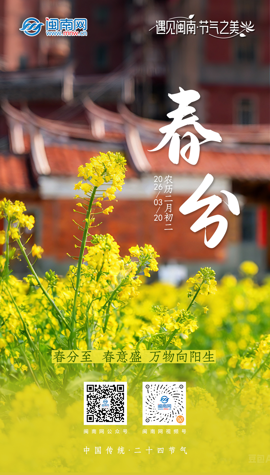 二十四节气︱春分：春分至 春意盛 万物向阳生