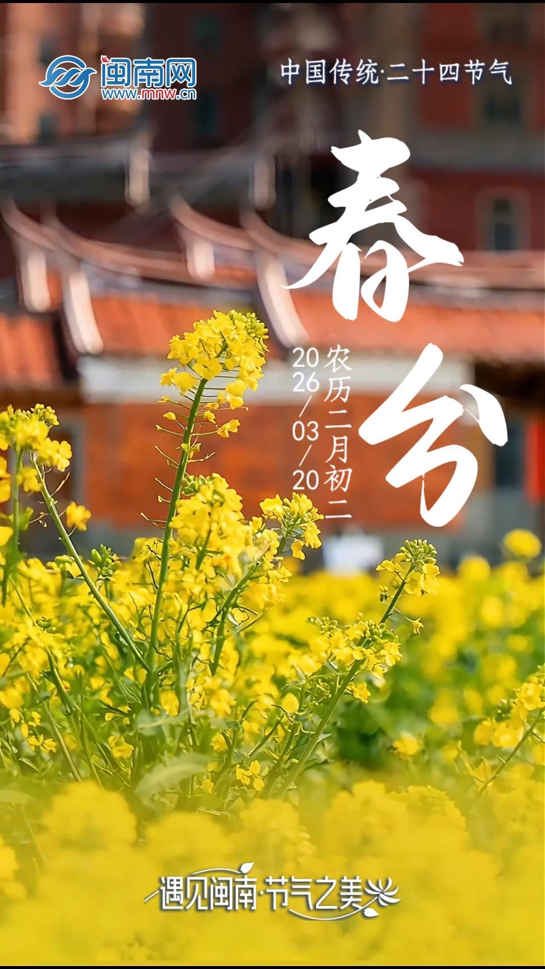 遇见闽南 节气之美丨春分