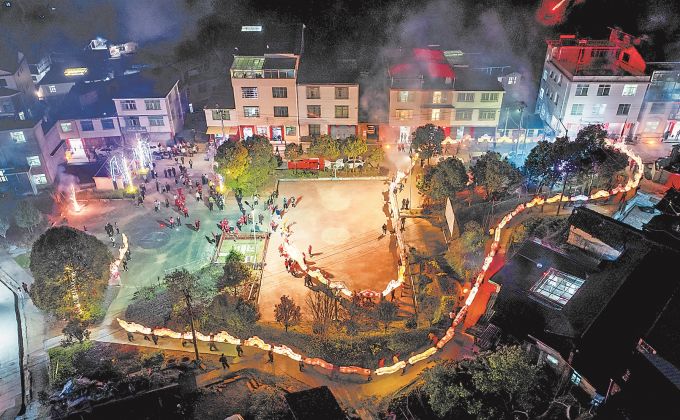 龙岩连城罗胜村：古村欢度“春龙节”