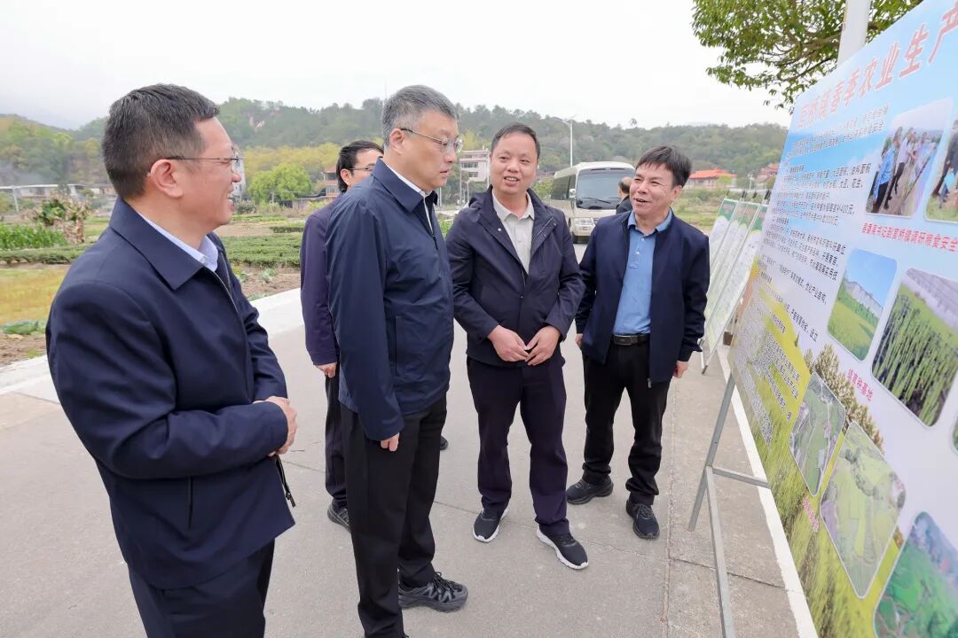 吴毓舟调研农业生产、春耕备耕、乡村振兴、河湖长制工作并实地开展巡河