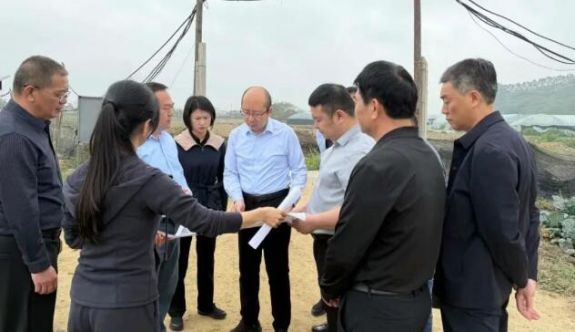 诏安县主要领导调研种养加一体化现代农业产业园建设工作
