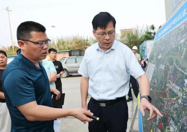 漳州高新区领导带队督导推进国道G319线工程建设