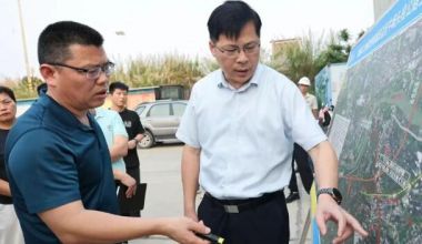 漳州高新区领导带队督导推进国道G319线工程建设