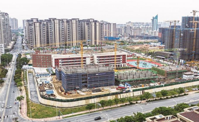 石狮一中宝盖校区二期工程加速推进