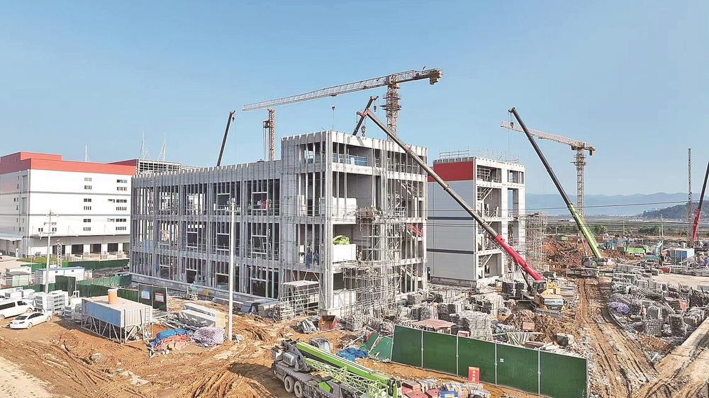 宁德新能源科技五里洋锂电池智能生产园区一、二期项目正加速推进