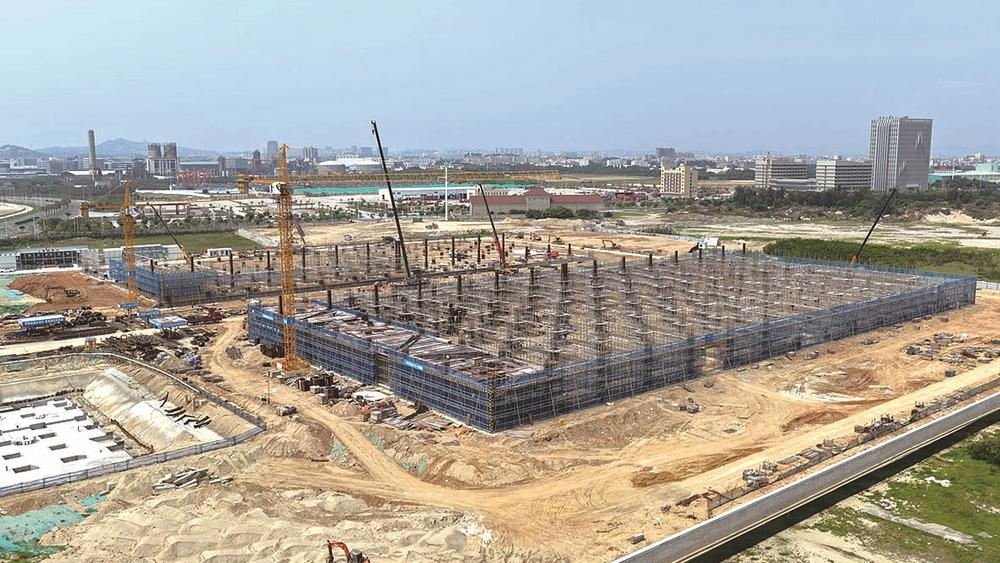 中国邮政泉州智慧物流园项目加快施工