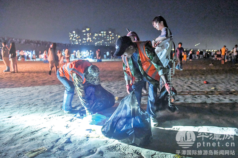 平潭多部门联合行动 倡导文明“追泪”