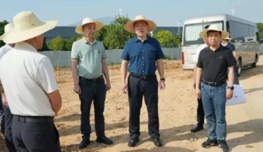 南靖县领导调研企业生产及项目用地征迁工作