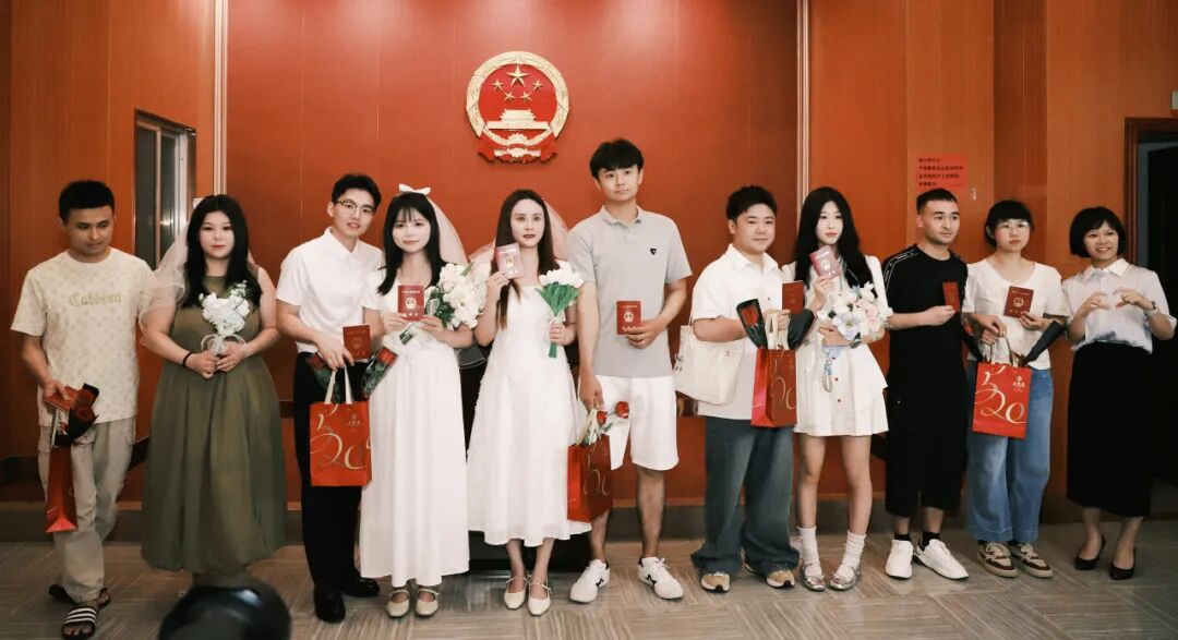 甜度超标！5月20日丰泽区共有128对新人喜结良缘