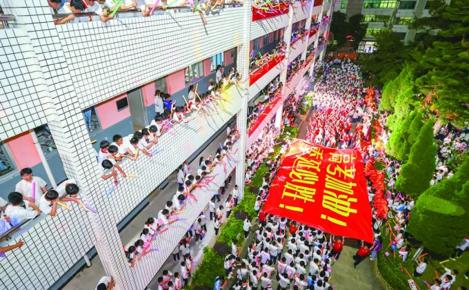 暖心送考 热辣滚烫 晋江各高中校为考生送上暖心祝福与鼓励