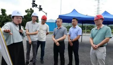 漳州高新区领导实地调研国道G324线漳州九龙岭段公路二期工程