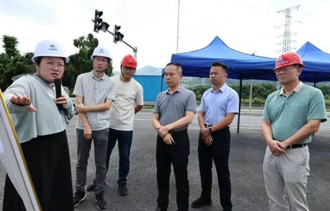 漳州高新区领导实地调研国道G324线漳州九龙岭段公路二期工程