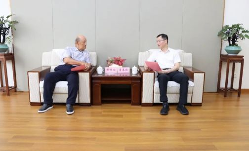 洛江区委书记唐春晓、区政府区长郭宁会见菲律宾侨胞黄瑞昭一行