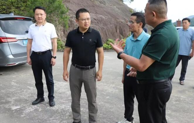 漳浦县县长督导防汛备汛及水利工程项目工作