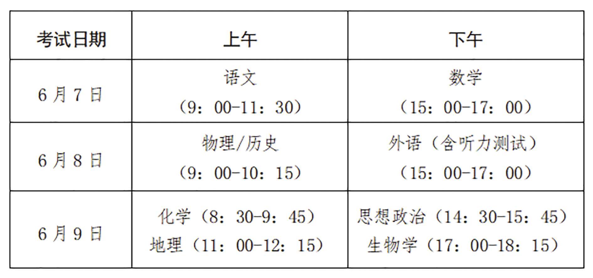 安溪9800多名考生参加高考 新设参内中学考点