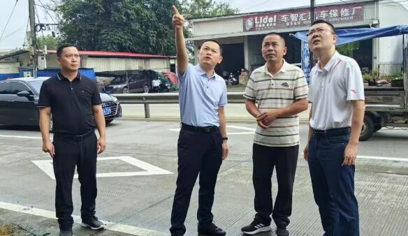 南靖县领导深入山城镇调研防汛减灾工作