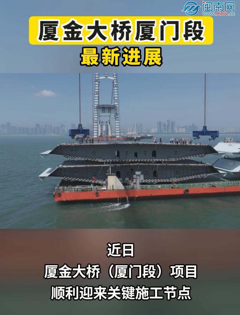 厦金大桥厦门段，最新进展！