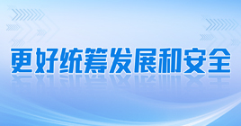 更好統籌發展和安全