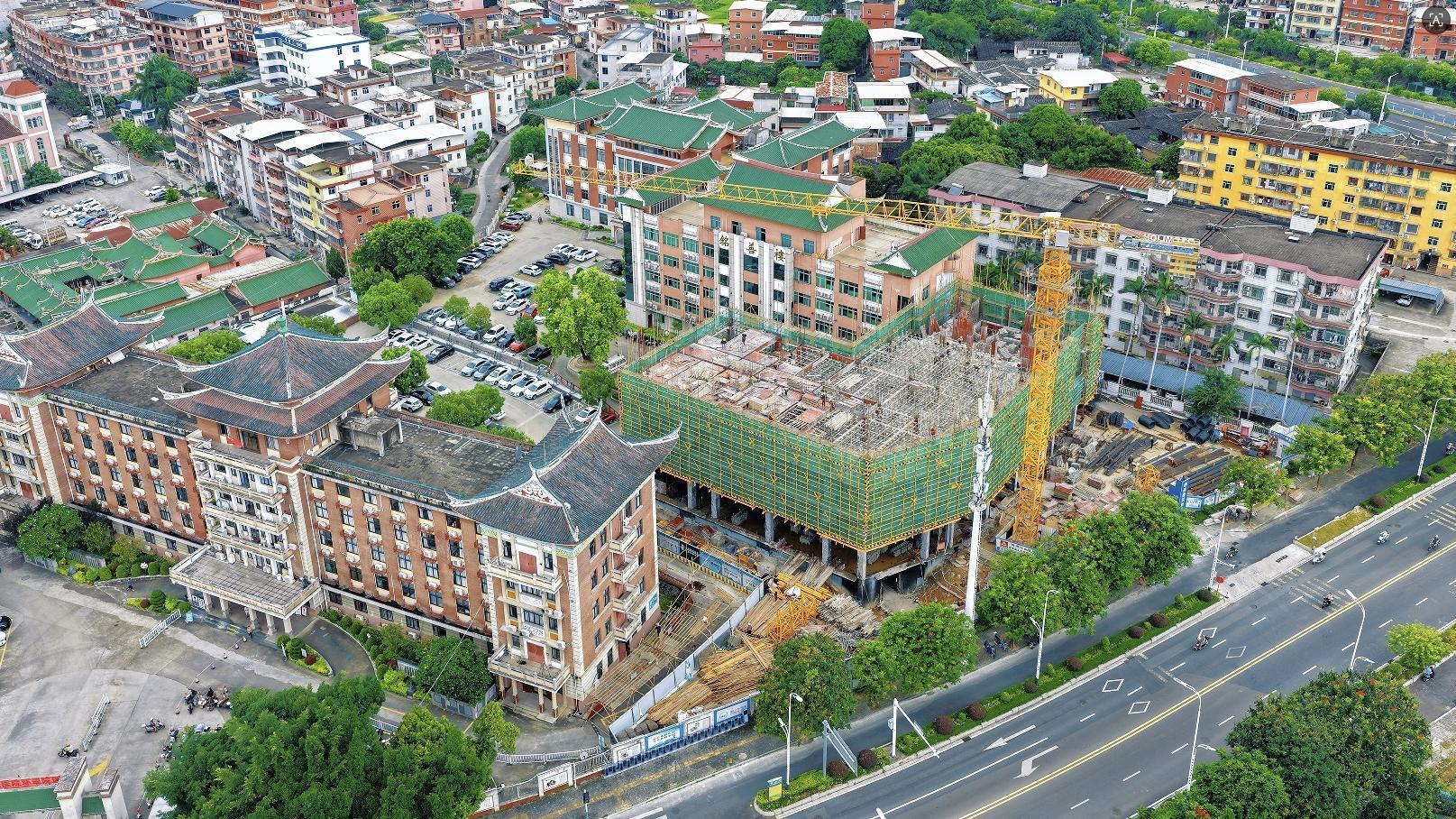 提质扩容惠民生 永春县中医院住院综合楼项目预计9月主体封顶