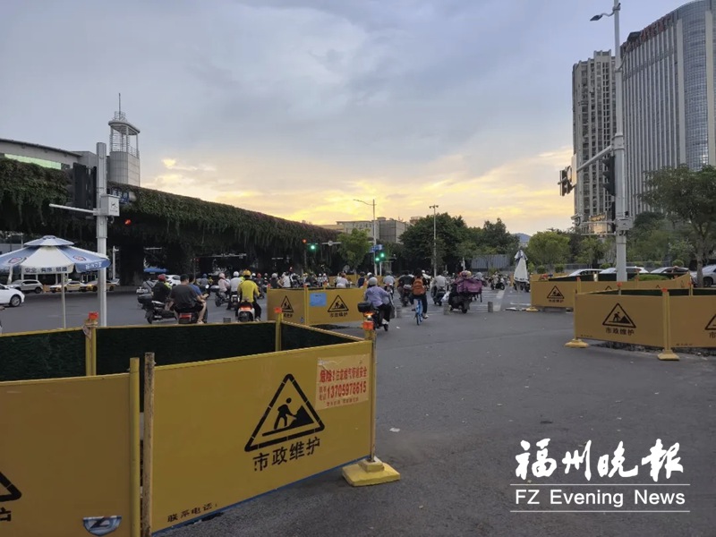 福州推进为民办实事项目 城区又有5个路口将设遮阳棚