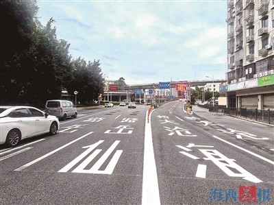 优化改造后 长岸路往海沧大桥通行更顺畅