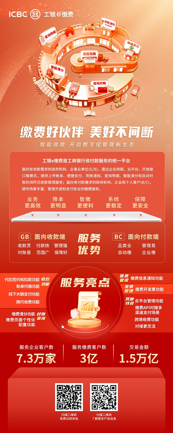 工银e缴费丨缴费好伙伴 美好不间断