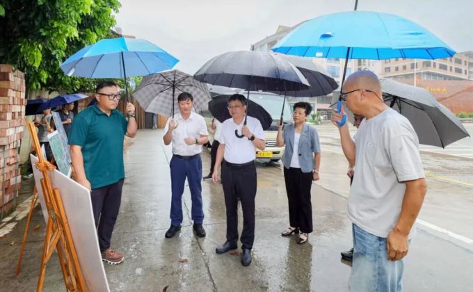 刘永强到金谷镇调研中央专项彩票公益金支持革命老区乡村振兴项目工作