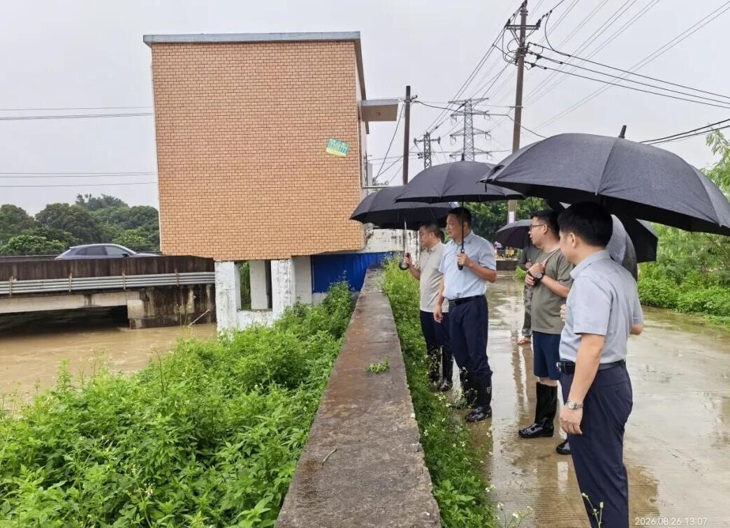 诏安县领导现场督导推进防汛防台风和抢险救灾工作