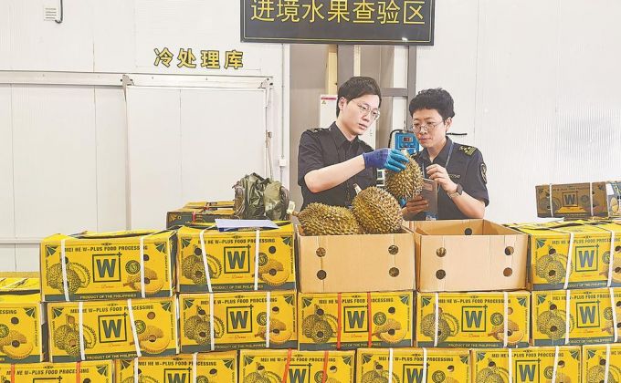 泉州口岸迎来首批空运进境水果