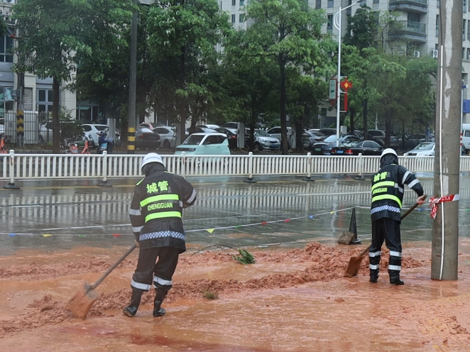 防御强降雨和台风“沙德尔”，云霄在行动！（五）