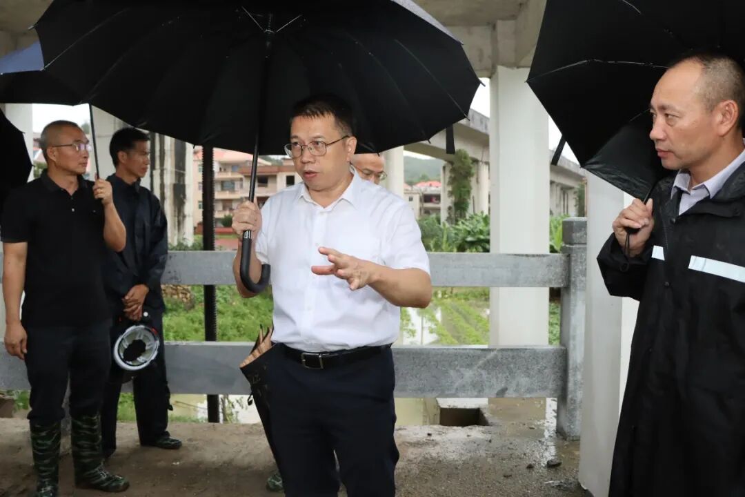 泉州台商区党工委主要领导深入洛阳镇检查防暴雨防台风工作 统筹推进水毁修复与排涝项目建设